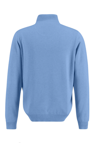 Troyer Fine-Knit Cotton Sweater in 4 Colours