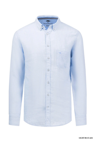 Premium Linen Shirt with Button Down Collar