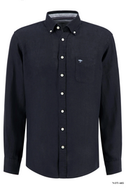 Premium Linen Shirt with Button Down Collar