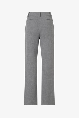 Fit and Flare Pant in Grey