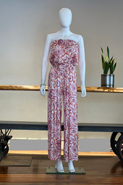 Floral Strapless Jumpsuit in 2 Prints