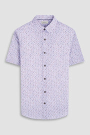 Short Sleeve Orson Woven Shaped in Olive