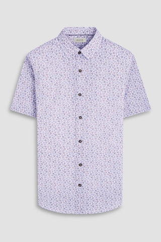 Short Sleeve Orson Woven Shaped in Olive