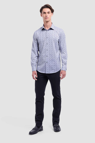 James Long Sleeve OoohCotton Shirt in Platinum