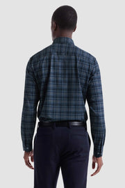 Jules Plaid Long Sleeve OoohCotton Shirt in Peacock