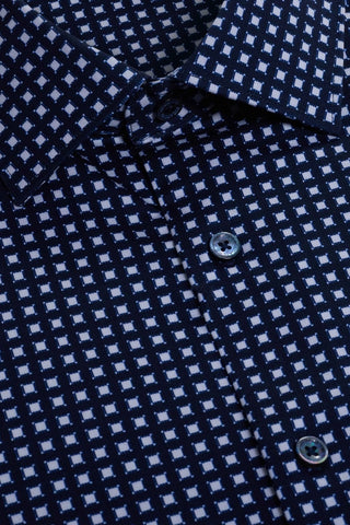 James Long Sleeve OoohCotton Shirt in Navy