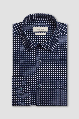 James Long Sleeve OoohCotton Shirt in Navy