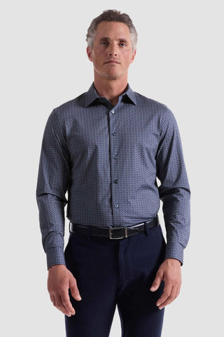 James Long Sleeve OoohCotton Shirt in Navy
