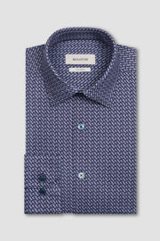James Long Sleeve OoohCotton Shirt in Navy