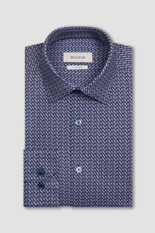 James Long Sleeve OoohCotton Shirt in Navy