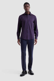 James Long Sleeve OoohCotton Shirt in Eggplant