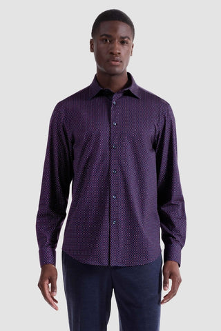 James Long Sleeve OoohCotton Shirt in Eggplant