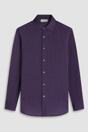 James Long Sleeve OoohCotton Shirt in Eggplant