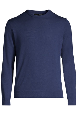 Long-Sleeved Crew-Neck Merin-Wool Sweater in 6 Colours