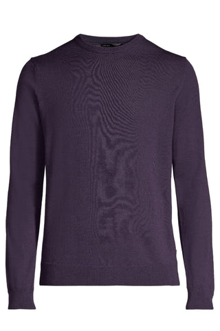 Long-Sleeved Crew-Neck Merin-Wool Sweater in 6 Colours