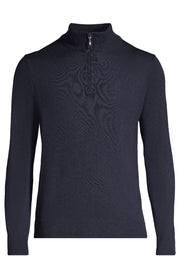 Long-Sleeved, Quarter-Zip Mock-T Merino Sweater in 2 Colours