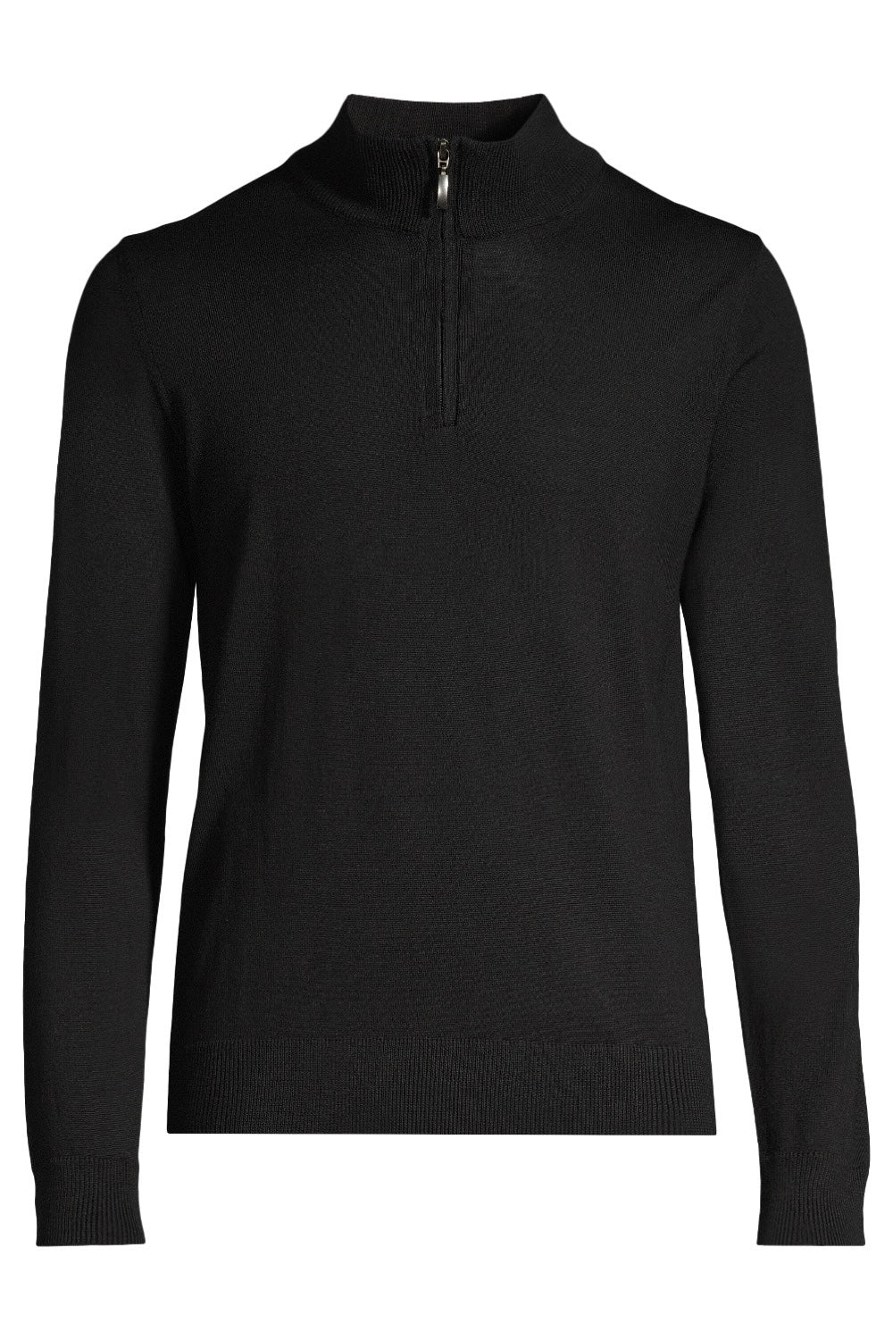 Fine-knit white half-zip sweater - Powder Sand | NZA New