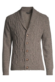 Long Sleeve Cardigan with Shawl Collar in 2 Colors
