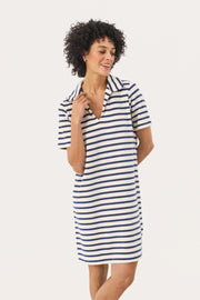 Rositta Jersey-Knit Dress in 2 Striped Patterns