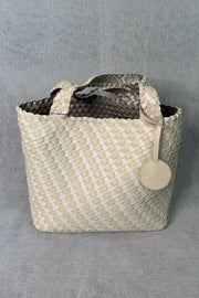 Reversible Tote Bag in Pattern