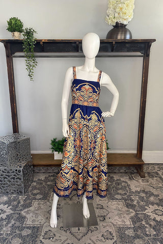 Easy Summer Dress in Navy