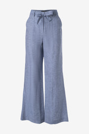 Wide Leg Denim Pant in Light Blue