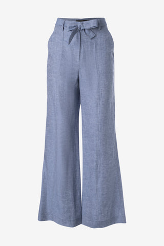 Wide Leg Denim Pant in Light Blue