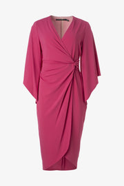 Draped Dress With Side Knot in 2 Colours