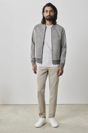 Degas Long-Sleeved Front-Zip Jacket in Tan