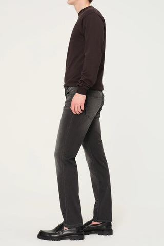 Nick Slim in Washed Black Knit