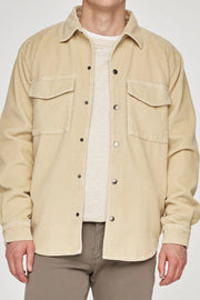 Hudson + Perry Shirt in Pale Oak Corduroy