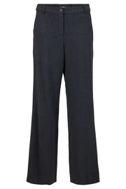 Cloe Pant in Dark Grey Pinstripe