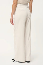 Cadiopa Corduroy Wide-Legged Pants in Off-White