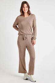 Georgie Cashblend Ribbed Sweater With Narrow Cuffs in 2 Colours