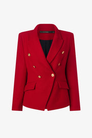 Double Breast Jacket in Red