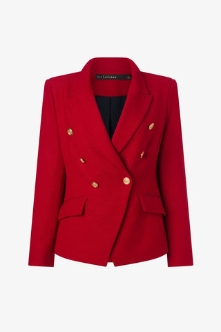 Double Breast Jacket in Red