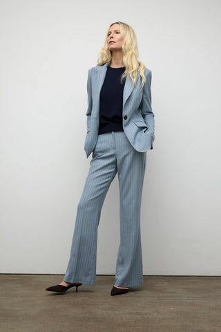Pinstripe Flared Pant