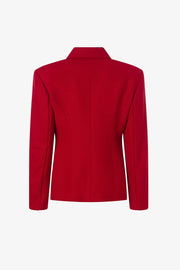 Double Breast Jacket in Red