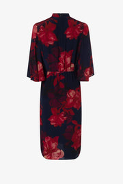 Floral Print Bell Sleeve Dress