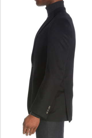Black cashmere sport coat discount