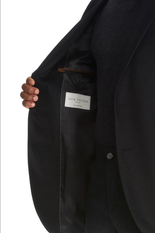 Black cashmere sport coat discount