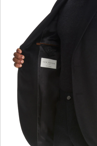 Delta Cashmere Sport Coat in Black