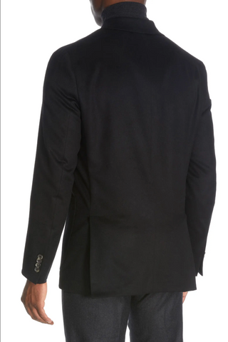 Delta Cashmere Sport Coat in Black