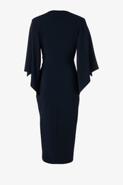 Draped Dress With Side Knot in 2 Colours