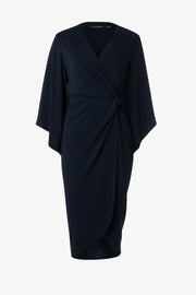 Draped Dress With Side Knot in 2 Colours