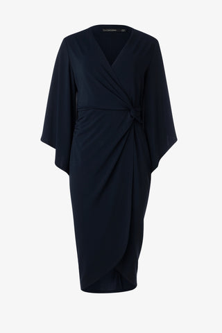 Draped Dress With Side Knot in 2 Colours