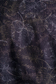 Nova Jungle Monstera Short Sleeve Shirt in Black