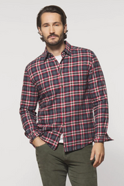 Chapman Long-Sleeved Hangin' Out Shirt in Twilight Plaid