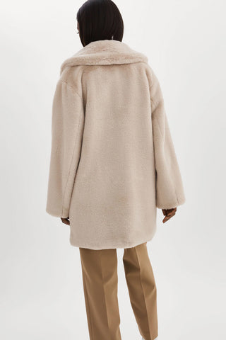 Lamarque Linnea Faux-Fur Teddy Coat