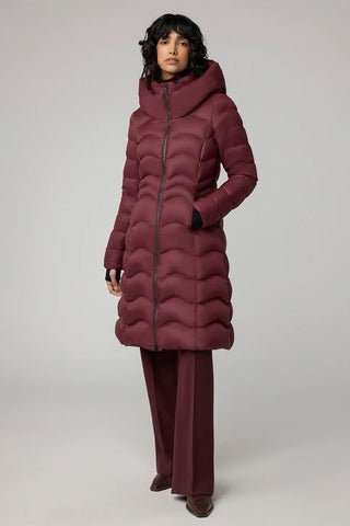 Lita Fit and Flare Lightweight Down Coat in 2 Colours